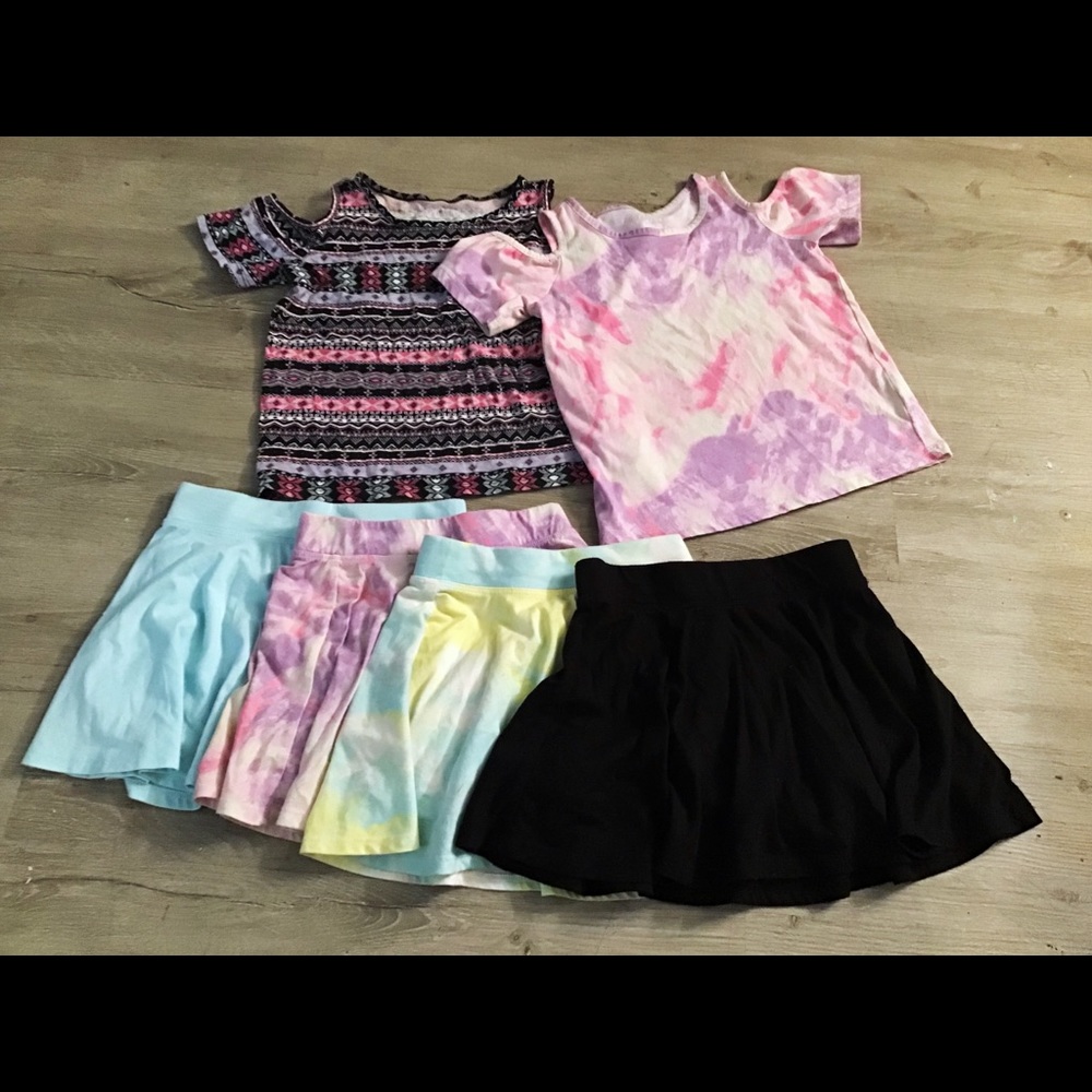 Children’s Place mix and match skorts and tops